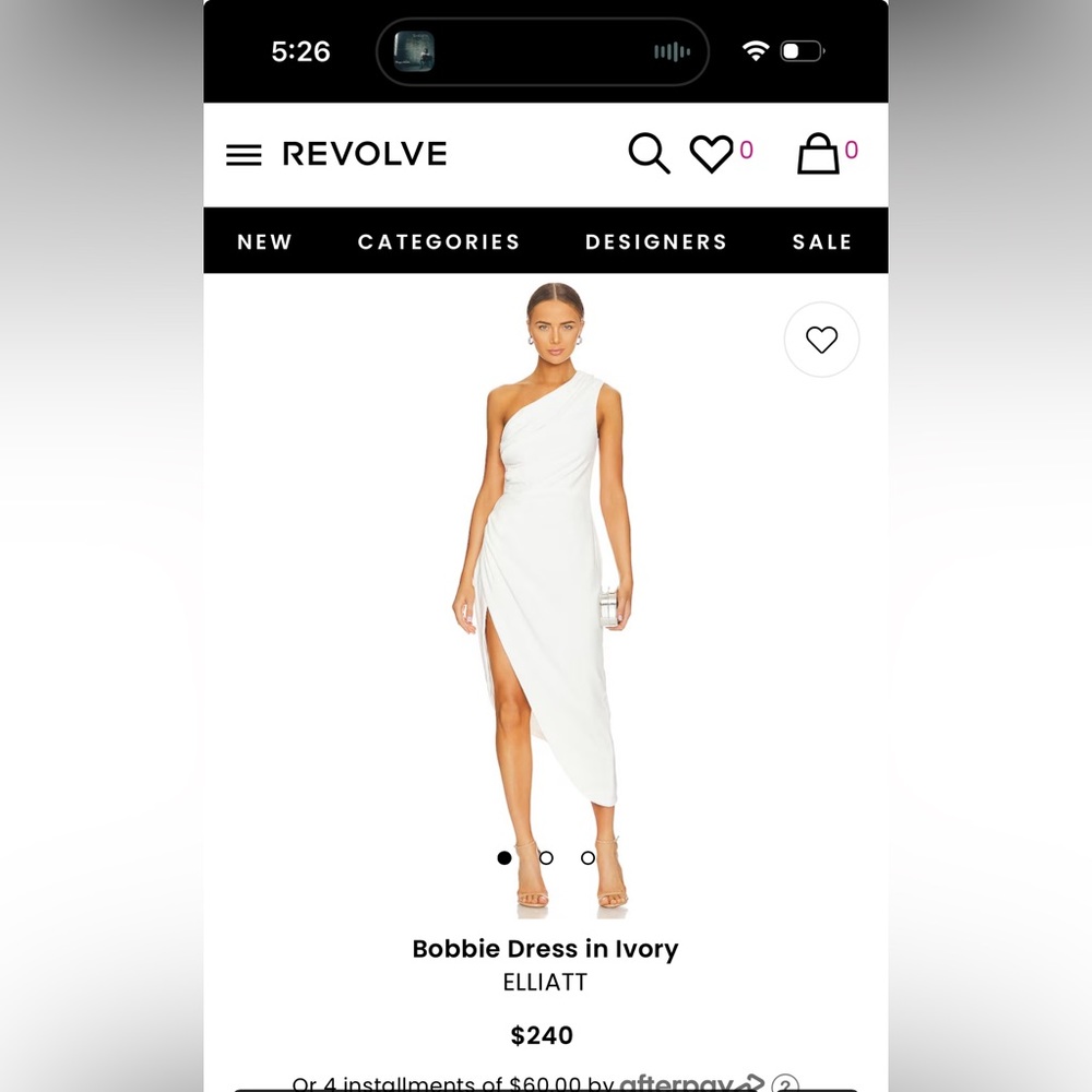 Revolve Elliot White Dress
